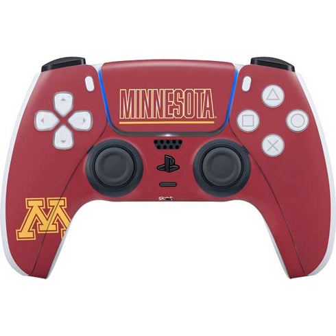 University of Minnesota Athletic Text PS5 Controller Skin